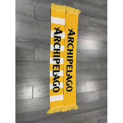 Bamtton™ Premium Stadium Knit Scarf Soccer Scarves With Pocket