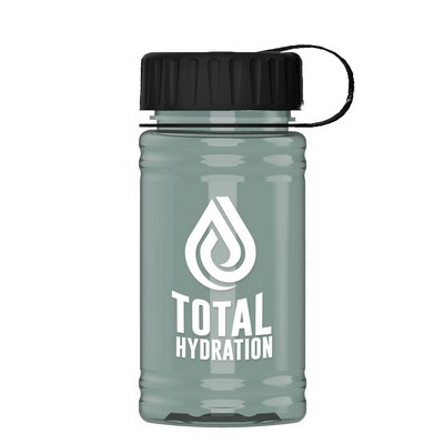 Garyline® Mini RPET Bottle with Tethered Lid - 16 oz.
