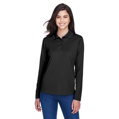 Core 365™ Women's Pinnacle Performance Long Sleeve Piqué Polo