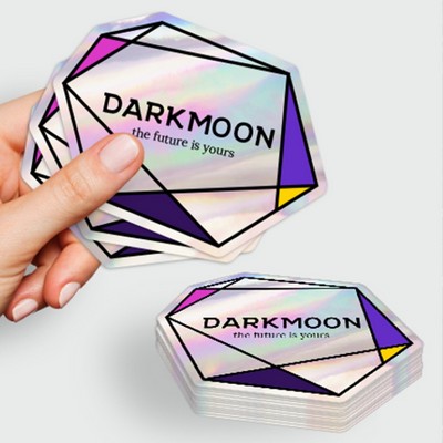 Holographic Die-Cut Sticker Singles (4"x4")